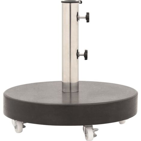 Sonnenschirmständer Living Sonnenschirmständer Granit 30 kg Rund Schwarz