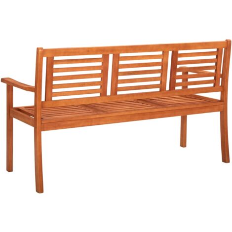 Gartenbänke Living Gartenbank 3Sitzer 150 cm Massivholz Eukalyptus