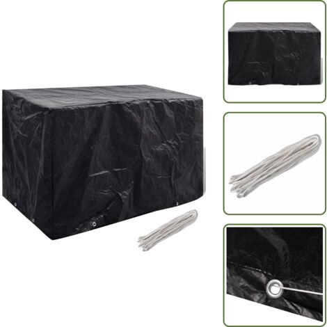 Gartenmöbel-Abdeckung 8 Ösen 140x70x90 cm - Gartenmöbelschutzhülle - Rattan Möbel Abdecken - Gartenstuhl Abdeckung - Gartentisch Abdeckung - Wetterfest