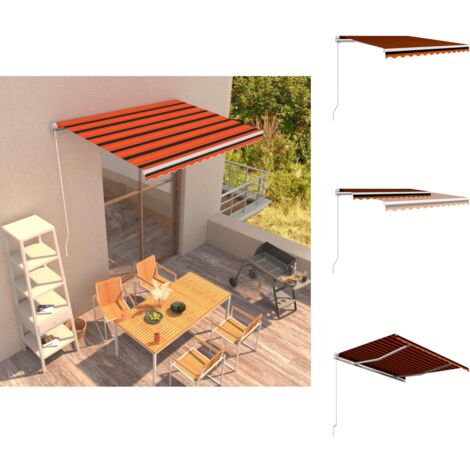 Markisen Ersatzstoff 500x300cm Grn  UV-bestndiges Markisentuch Fr  Einziehbare Klemmmarkise