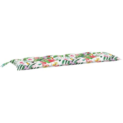Gartenbank-Auflage Mehrfarbig 200x50x3 cm Stoff - Gartenbank Auflagen Gartenbank-Auflage Mehrfarbig 200x50x3 cm Stoff - Gartenbank Auflagen