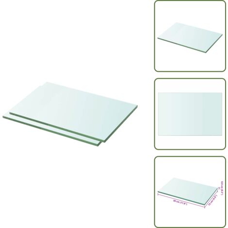 Produktbild von Camerina Glasregalboden – Transparent, 100 X 30 Cm, Als Glastischplatte, Schminktischunterlage Oder Ablage – 100 Cm X 30 Cm