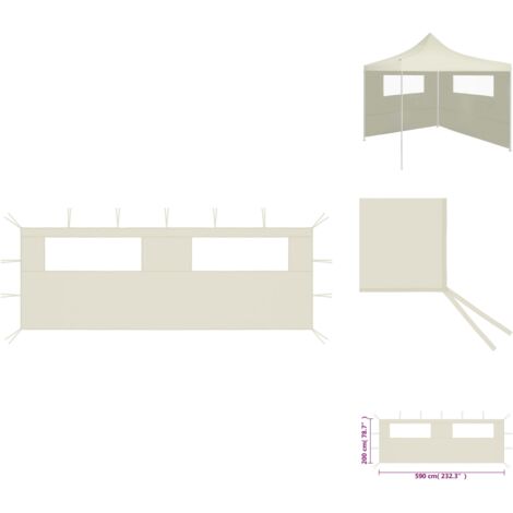 Warmally Pavillon-Seitenwand Ersatz – Passend Für 25,4x25,4 Cm Pavillons, Khaki, Mit 12 Haken