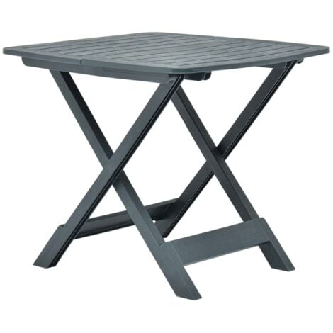 Gartentisch Klappbar Grün 79x72x70 cm Kunststoff Gartentisch