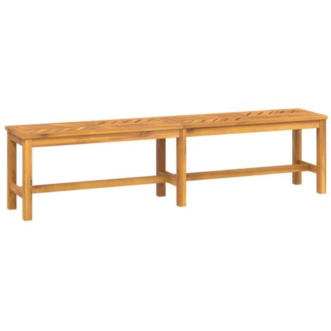 Gartenbänke Living Gartenbank 180 cm Massivholz Akazie
