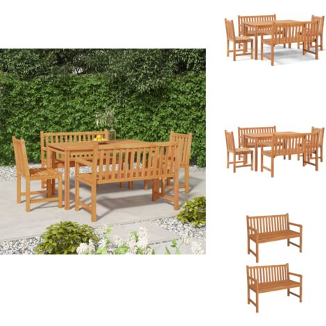 5tlg. GartenEssgruppe Massivholz Teak Garten Möbel Set
