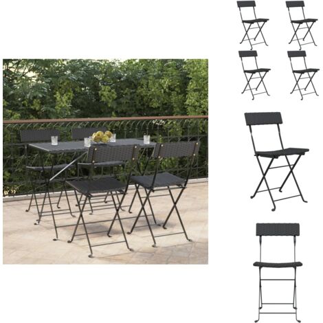 3 Miniatur-Stühle Aus Metall – Schwarze Bistro-/Gartenstühle Im Maßstab 1:12 Für Puppenhaus & Deko