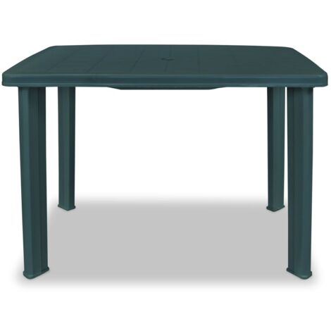 Gartentisch Grün 101 x 68 x 72 cm Kunststoff Gartentisch