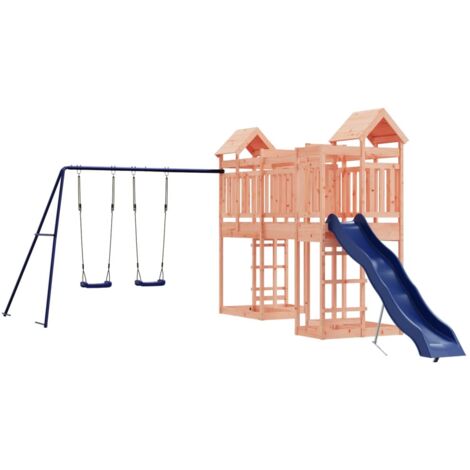 Spielturm Massivholz Douglasie Holzspielgeräte Spielturm Doppel