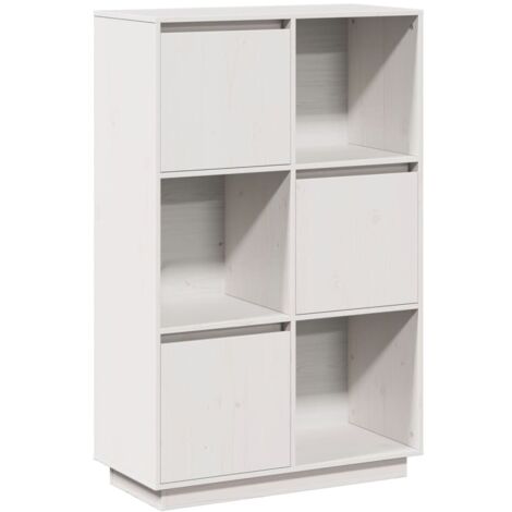 Homiuse Highboard Grau 117cm - Massivholz Kiefer Mi Produktbild-Vorschau 9
