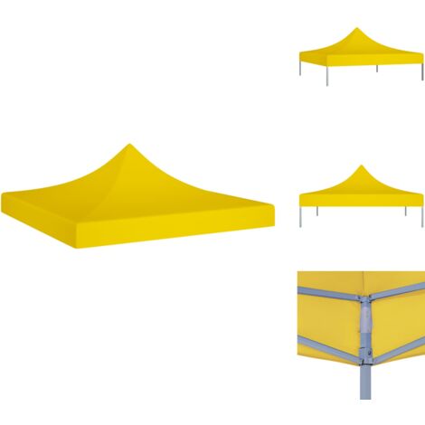 Ersatzdach Für Gartenpavillon – 2x2 M, Aus 600D Oxford Mit PVC-Beschichtung, Wasser- Und UV-beständig
