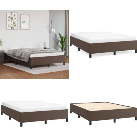 Bettgestell Braun 135 x 190 cm