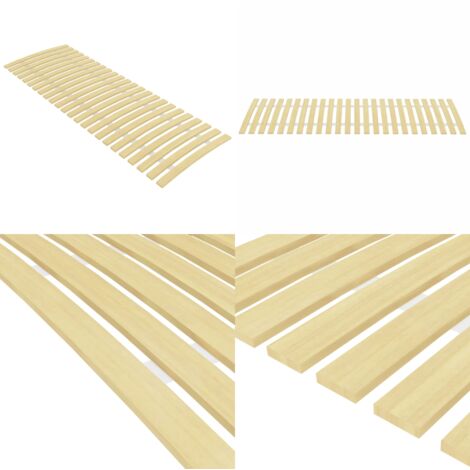 Holz-Lattenrost 90x200 Surface Standard - Mit Härteregelung Im Lendenbereich