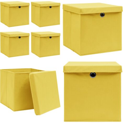 VidaXL 10x Faltboxen 28x28x28cm - Zusammenklappbare Aufbewahrung