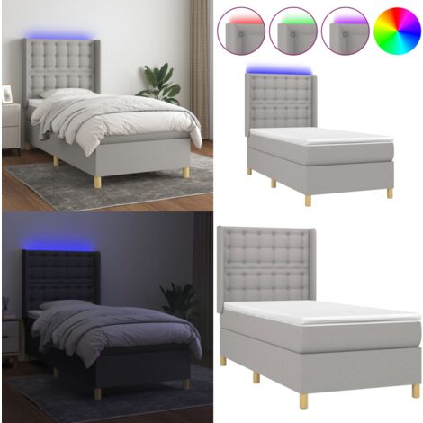 Ordellia Boxspringbett Mit Matratze, Schwarz, 100x2 Produktbild-Vorschau 10