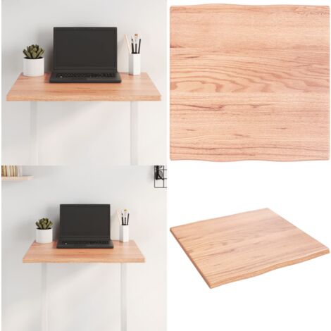 Achteckige Tischplatte 60x60cm - Massivholz Akazie Naturgeölt