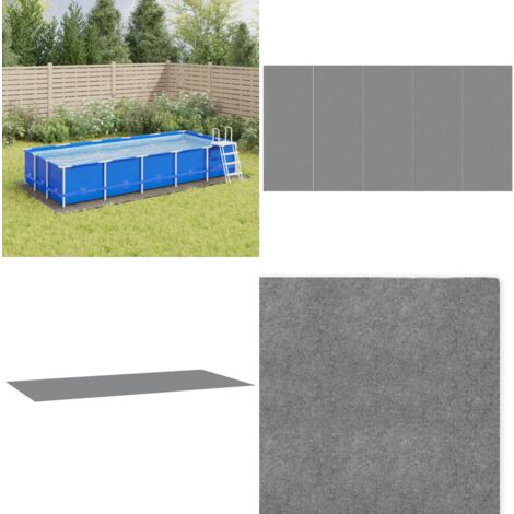 Runde Pool Unterlage 5,5m - Starke Bodenmatte Für Schwimmbecken