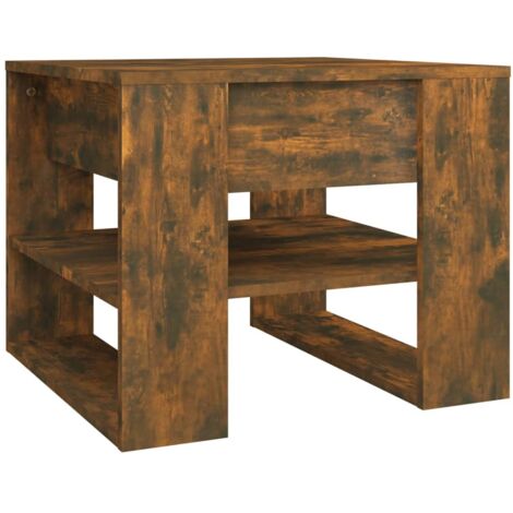 Couchtisch Räuchereiche 55,5x55x45 cm Holzwerkstoff - Couchtisch ...