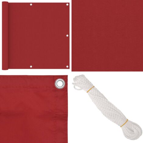 Balkonverkleidung 70x400 Cm - 96% Sichtschutz Mit UV-Schutz In Creme