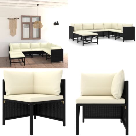 45+ Garten Lounge Set Schwarz, 4,5/5         (5 138 reviews)