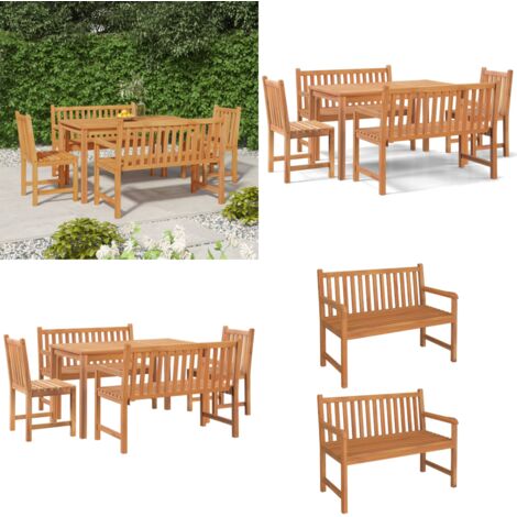 5tlg. GartenEssgruppe Massivholz Teak Garten Möbel Set