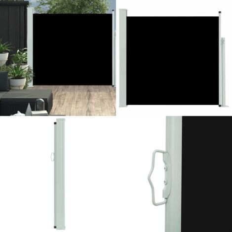 Ausziehbare Seitenmarkise Für Balkon & Terrasse – Grau, 120 X 300 Cm, PU-beschichtetes Polyester