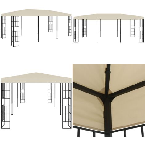 Pavillon 3x6 m Creme Pavillon Gartenpavillon Sonnensegel
