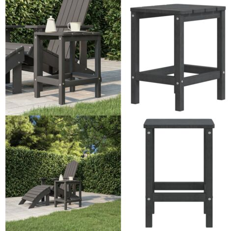 Sedia da giardino Adirondack con pouf e tavolo Abete Marrone