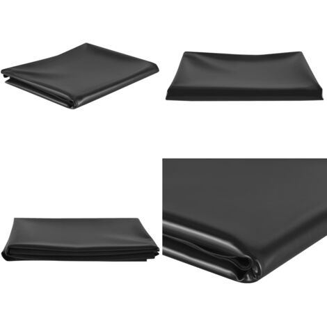Teichfolie PVC 1mm Schwarz - 6m X 7m Wasserdicht Und Fischfreundlich