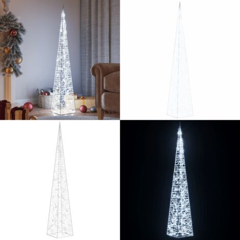 Tidyard LED-Leuchtkegel Set – 3 Stück (30/45/60cm), 8 Lichteffekte, Kaltweiß, Für Innen & Außen