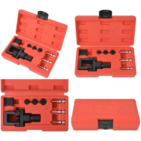 DAYUAN 13-tlg. Motorrad Kettennieter Set - Werkzeugsatz Für Kettentrennung & Nieten