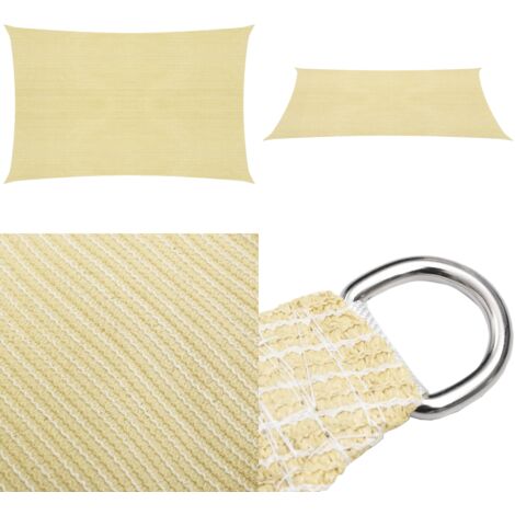 Sonnensegel Tarnnetz 3x3.5m - Wasserdicht UV-Schutz Outdoor