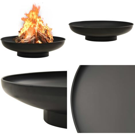 Feuerschale 80 cm Stahl Feuerstelle Feuerstellen Home & Living