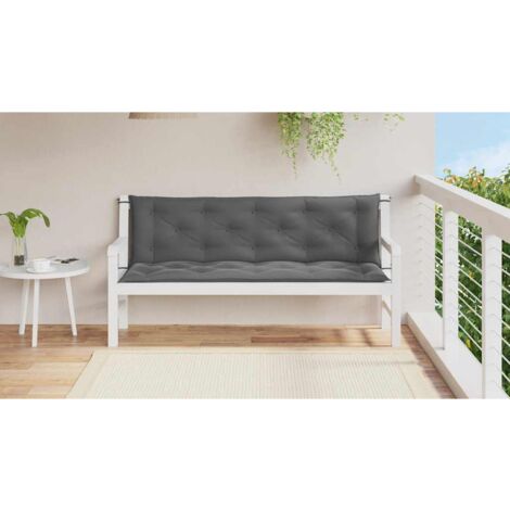 Rutschfeste Bankmatte – Extra Dick (8 Cm), Mit Befestigungsbändern Für Gartenbank Oder Sofa, 100-150 Cm