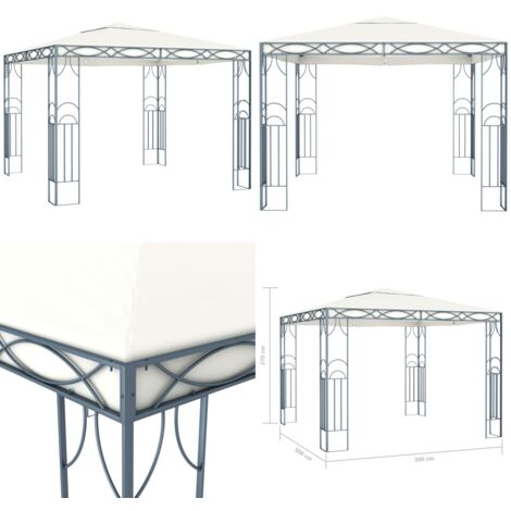 Pavillon 300 X 300 Cm Cremeweiß - Pavillon - Pavillons - Home & Living