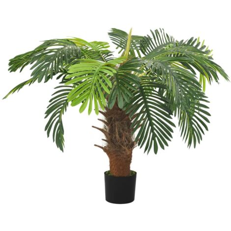 Knstliche Palme Cycas mit Topf 90 cm Grn - Knstliche Palme - Cycas-Palme  - Palmen - Deko Pflanzen - Zimmerpflanzen - Home & Living