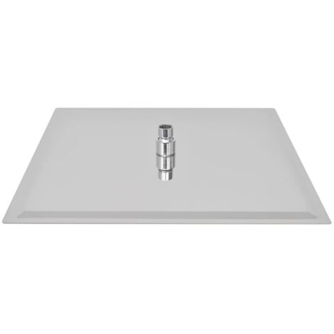 Airuida Duscharmatur-Set – Poliertes Chrom, SUS304 Edelstahl Regendusche 20,3 Cm, Mit Einhandgriff