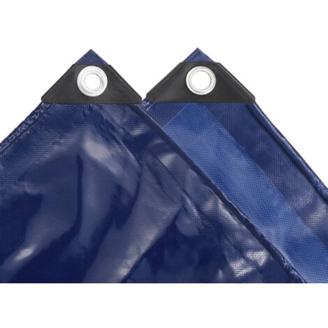 Blaue Plane 40,6 X 50,8 Cm – Wasserdichte Polyester-Plane Mit Metallösen, Robust & Vielseitig