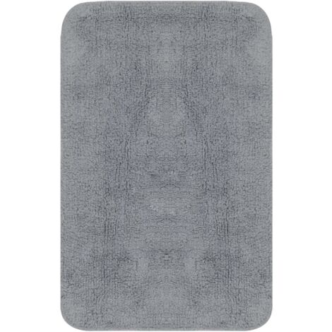 Badematten-Set 2-tlg. Stoff Grau - Badematte -  Badematten - Home & Living