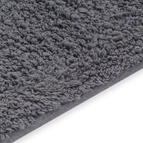 Badematten-Set 2-tlg. Stoff Grau - Badematte -  Badematten - Home & Living