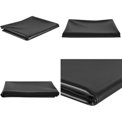 Teichfolie Schwarz 4x3 m PVC 1 mm Teichfolie Teichfolien Home