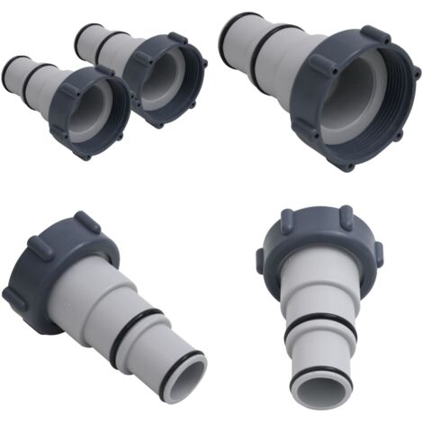 SIXRUN Poolschlauch-Adapter – 2 Stück, Kunststoff, Für Modelle 4560 & 58254, Mit Dichtungen