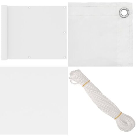 Balkon Sichtschutz 80x100cm Oxford-Stoff - UV-Schutz & Blendsschutz Für Terrasse