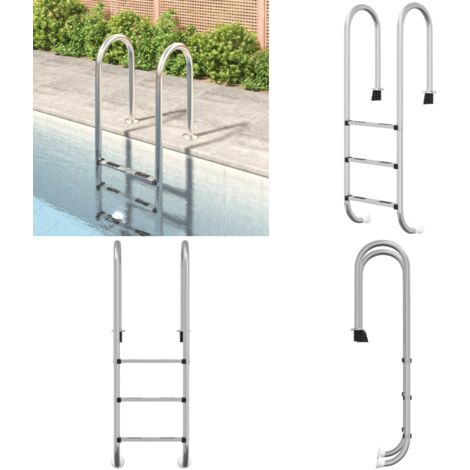 Pool Leiter 54x38x158 Cm Edelstahl 304 Schwimmbadleiter pool-leiter-54x38x158-cm-edelstahl-304-schwimmbadleiter