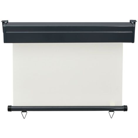 CV Balkonmarkise – Senkrecht, Creme, Polyester, 180x230 Cm, Sicht- & Windschutz Für Balkon
