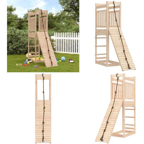 Spielturm Massivholz Kiefer Garten Spielplatz Garten Spielgerät