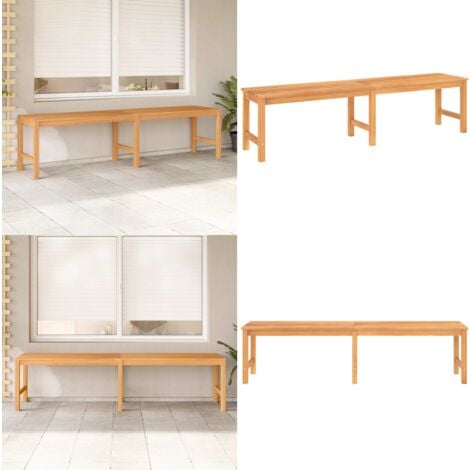 Gartenbank 180 cm Massivholz Teak Gartenbank Gartenbänke Home