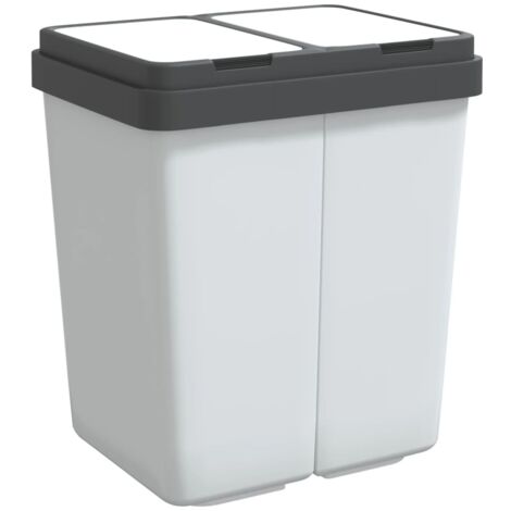 Doppel Mulleimer 2x25 Liter