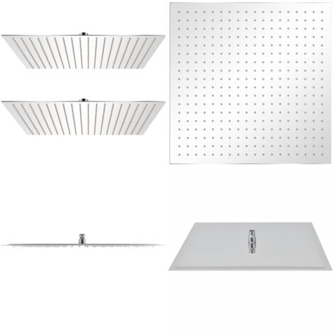 NPYSVSSS Thermostat Duschsystem – Mit Decken-Regendusche 40,6x81,3cm, Handbrause & Körperdüsen