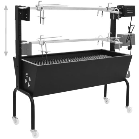 Elektrische BBQ-Rotisserie Edelstahl - Grill-Rotisserie - Grill